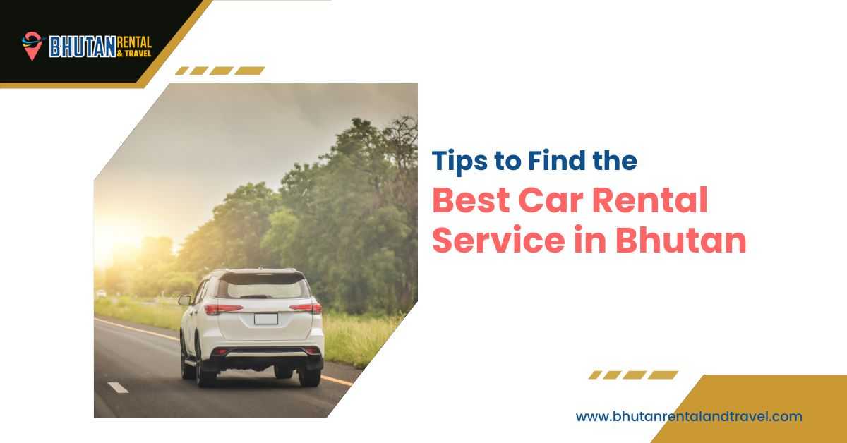 Car rental in Bhutan guide featuring a comfortable SUV on a scenic road for safe and hassle-free travel